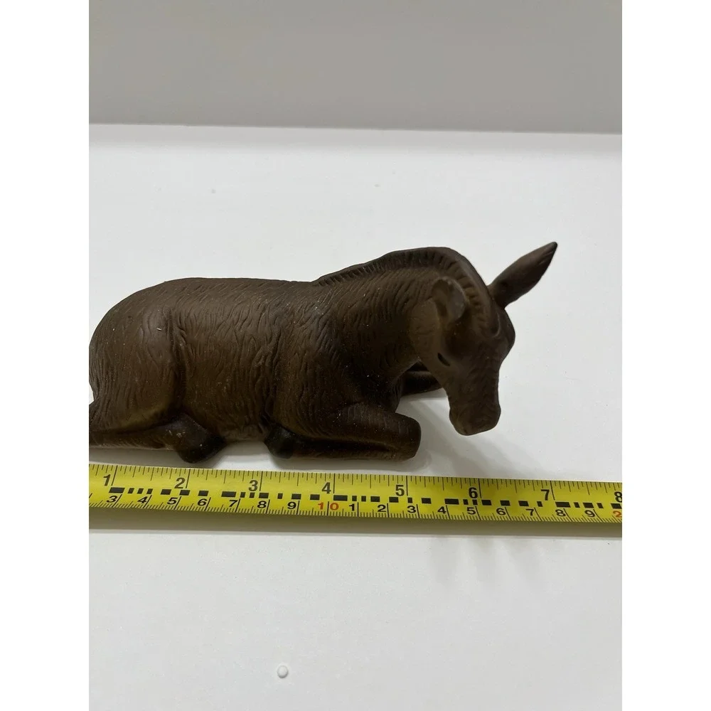Christmas Grandeur Noel Donkey Nativity Replacement Piece Porcelain 7x3.5x3